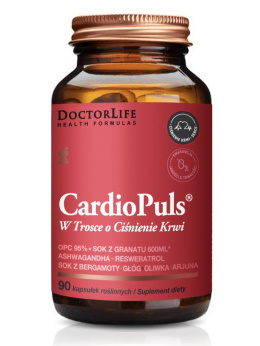 CardioPulse - 8 Bioaktywych składników w trosce o zdrowe ciśnienie krwi 90 kapsułek