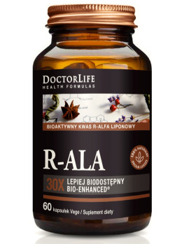 R-ALA 30X Lepiej Biodostępny Bio-Enhanced | 60 kapsułek | Doctor Life