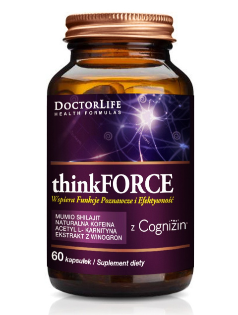 Think Force Siła dla mózgu | 60 kapsułek | Doctor Life