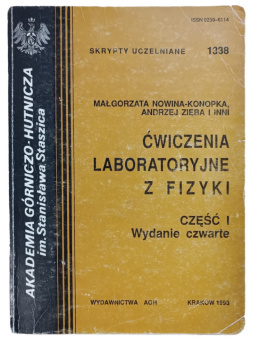 Ćwiczenia laboratoryjne z fizyki cz I - M. Nowina- Konopka, A. Zięba (antykwariat)