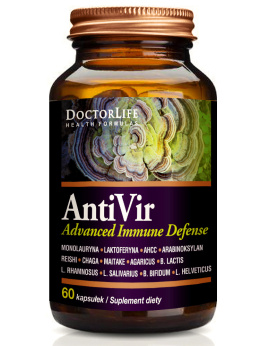 Zaawansowane Wsparcie Odporności (dawniej: AntiVir na wirusy i infekcje Advanced Immune Defense) | 60 kapsułek | Doctor Life