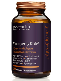 Youngevity Elixir® Wpływa na Biologiczne Szlaki Przeciwstarzeniowe | 30 kapsułek | Doctor Life