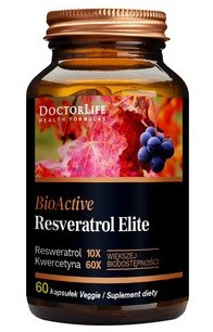 Resveratrol Elite BioActive | 60 kapsułek | Doctor Life