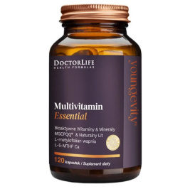 Multivitamin Essential Bioaktywne Witaminy & Minerały | 120 kapsułek | Doctor Life