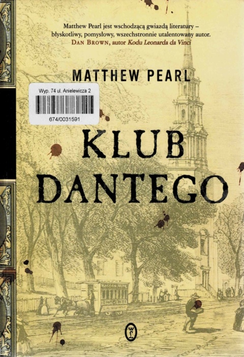 [ANTYKWARIAT] Klub Dantego - Matthew Pearl