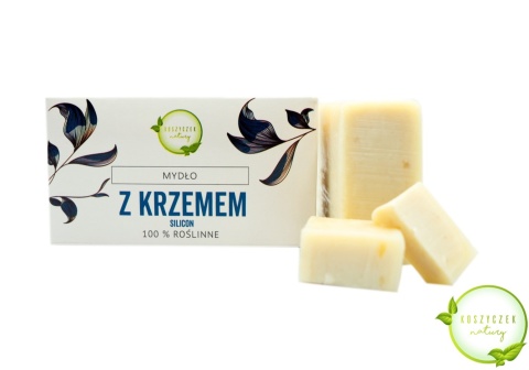 Mydło Naturalne z Krzemem 100% roślinne 100 g