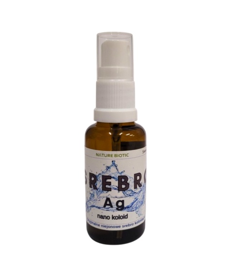 Niejonowe srebro koloidalne 30 ml 25 PPM - Koszyczek Natury