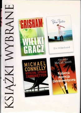 [ANTYKWARIAT] KSIĄŻKI WYBRANE: Wielki gracz, Blue Bistro, Wydział spraw zamkniętych, Kobieca Agencja Detektywistyczna nr 1
