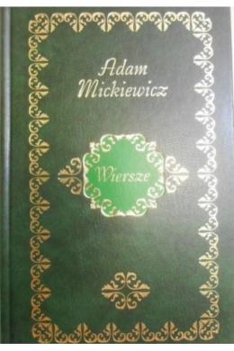Okładka książki "Wiersze" Adama Mickiewicza